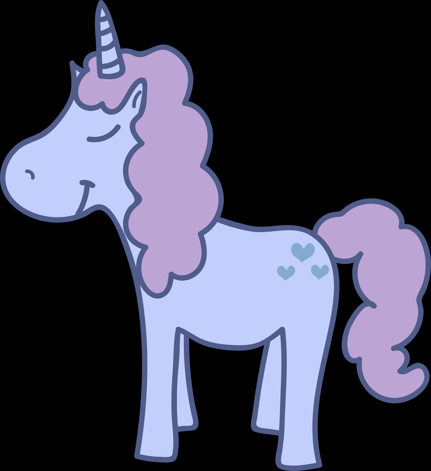Blue Junior Unicorn